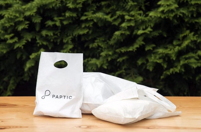 Kuva: Paptic. Paptic aloitti ekologisten pakkausmateriaaliensa teollisen tuotannon vuonna 2018. Tähän mennessä yhtiö on vienyt tuotteitaan jo yli 50 maahan.