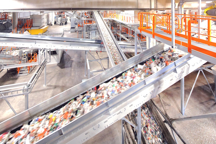 Kuva: Svensk Plaståtervenning. Motalan muovilajittelulaitos otettiin käyttöön marraskuussa 2023.