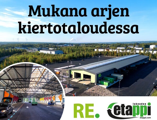 Re. Lakeuden Etappi mukana arjen kiertotaloudessa