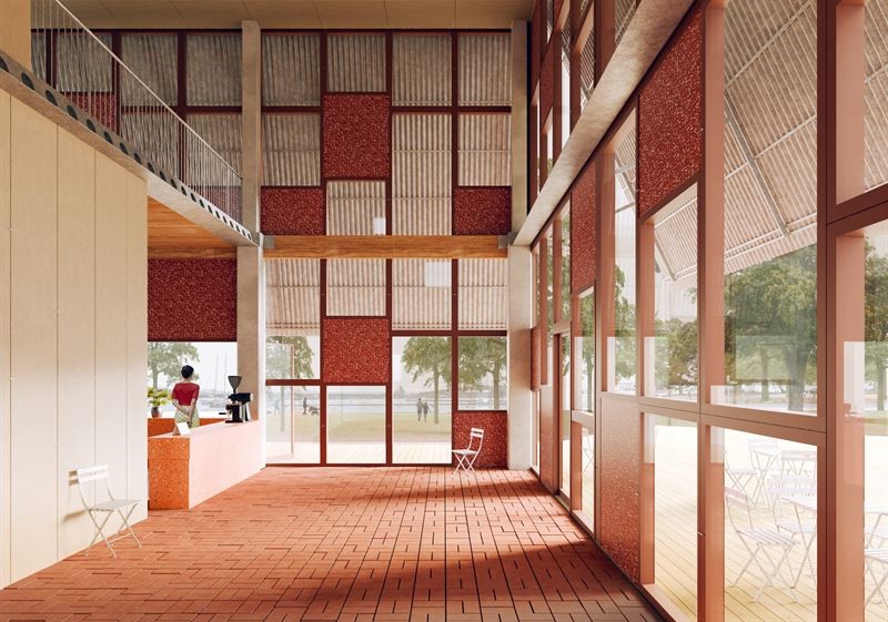 Havainnekuva: Heljä Nieminen. Tällaiselta suunniteltu Circular Drifter -demotalo näyttää havainnekuvissa. Päästäänkö talo näkemään valmiina?