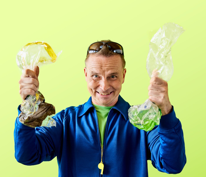 Kuva: Rinki. Suomen Pakkauskierrätys Rinki Oy uskoo, että tarvitaan urheilumaailmasta tuttua tsemppihenkeä, jotta suomalaiset intoutuvat lajittelemaan muovipakkauksensa.