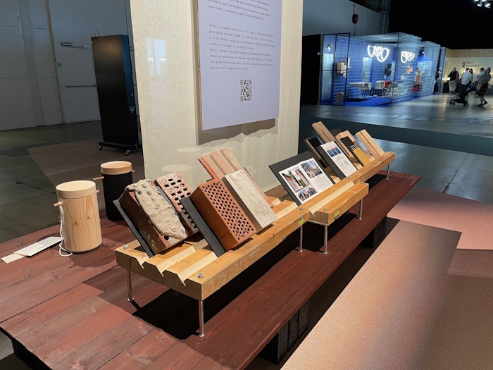 Kuva: Elina Saarinen. Spolian osasto Habitare Choice -alueella sai tuomariston palkinnon kiertotalousilmiön edustajana.