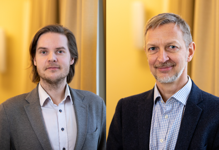 Kuva: Kestävyyspaneeli. Ylikulutus johtuu rakenteista, näkevät professorit Niko Soininen ja Lassi Linnanen.