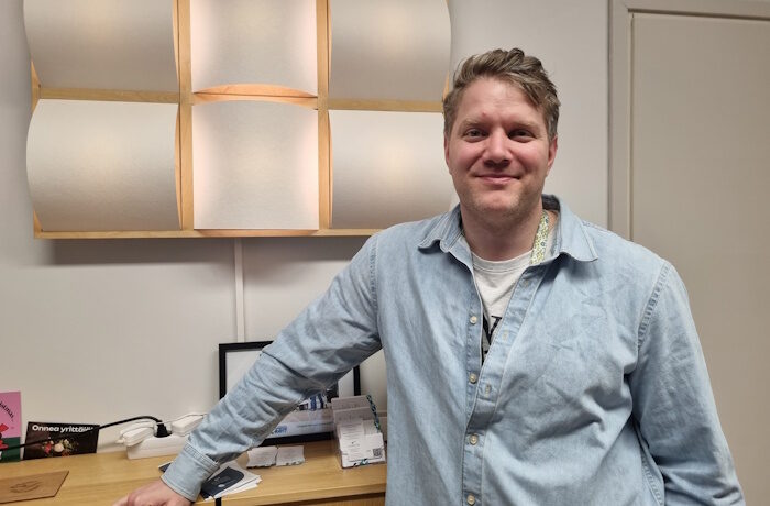 Kuva: Äänekosken kaupunki. Projektipäälliköksi valittu Matti Kallio ajaa Äänekoskelle arkisin Jyväskylästä kaasuautollaan.