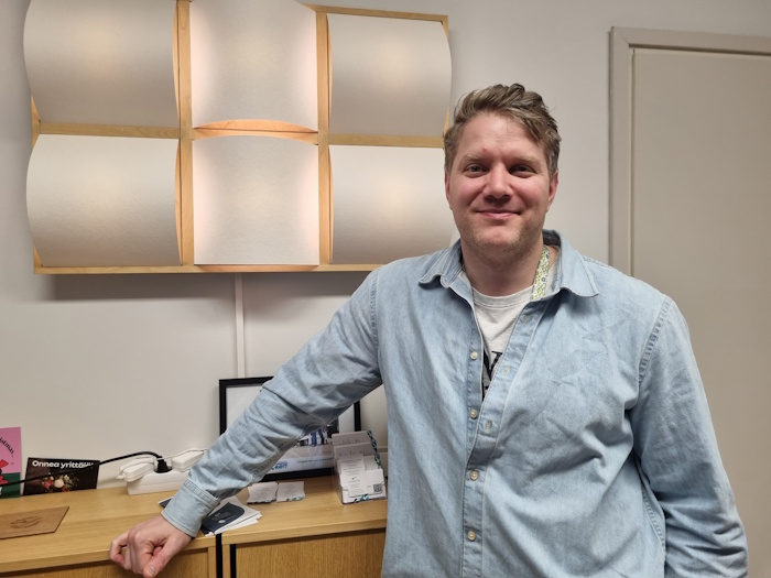 Kuva: Äänekosken kaupunki. Projektipäälliköksi valittu Matti Kallio ajaa Äänekoskelle arkisin Jyväskylästä kaasuautollaan.