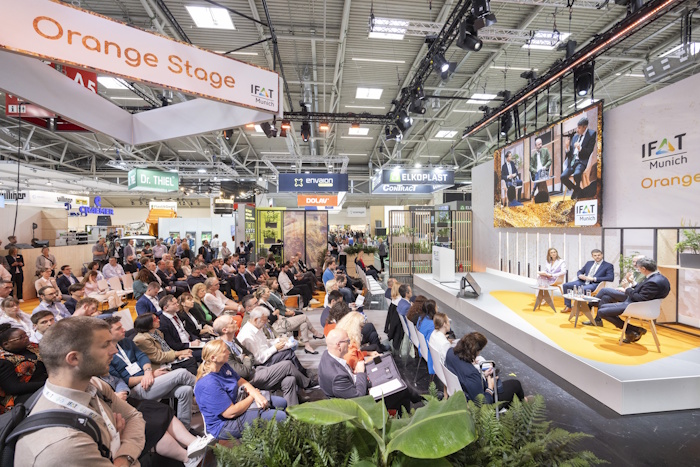 Kuva: Messe München. IFAT-messujen teema tai slogan tänä vuonna kuuluu: Circularity is a must.