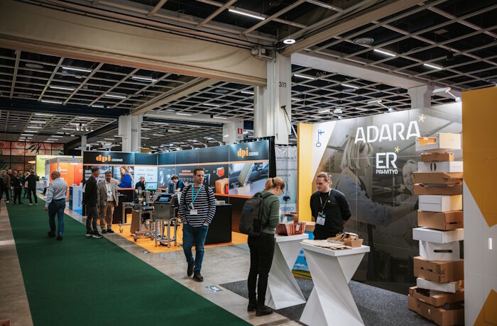 Kuva: Messukeskus. Pakkaus- ja pakkausjäteasetuksen kiristyvät vaatimukset puhuttivat maaliskuussa pidetyillä pakkaus-, ruoka- ja muovialan messuilla eli PacTec, FoodTec & PlastExpo Nordic -tapahtumassa.