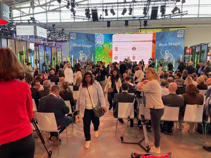 Kuva: Elina Saarinen. IFAT-messut jatkuvat Münchenissä 4.–7. toukokuuta 2026.
