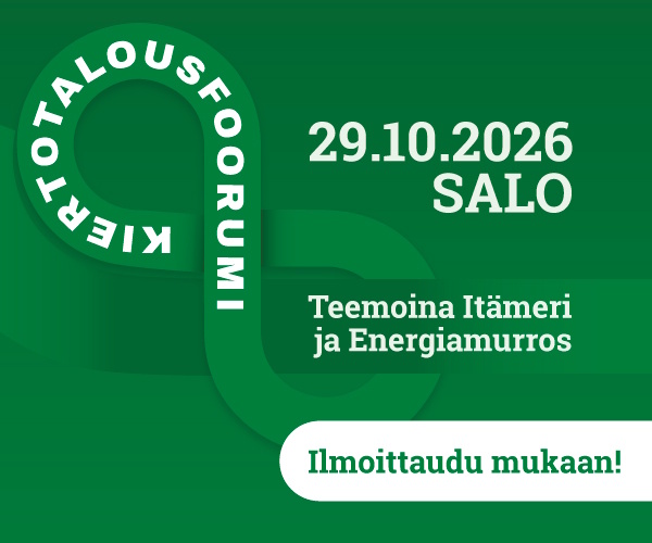 Kiertotalousfoorumi 29.10.2026 Salo