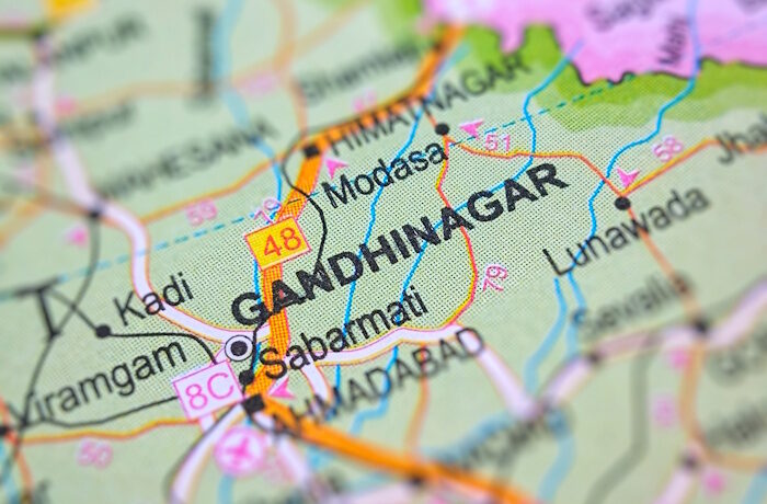 Kuva: Adobe Stock. Gujarat on yksi Intian teollistuneimmista osavaltioista. World Circular Economy Forumin pitopaikka Gandhinagar on osavaltion pääkaupunki ja yritystoiminnan keskus.